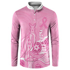 Australia Soccer Breast Cancer Custom Button Sweatshirt Think Pink Aussie Opal Aboriginal Art