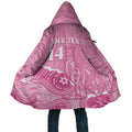 Australia Soccer Breast Cancer Custom Cloak Think Pink Aussie Opal Aboriginal Art