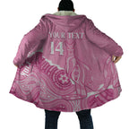 Australia Soccer Breast Cancer Custom Cloak Think Pink Aussie Opal Aboriginal Art