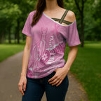 Australia Soccer Breast Cancer Custom Cross Shoulder Shirt Think Pink Aussie Opal Aboriginal Art