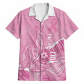 Australia Soccer Breast Cancer Custom Hawaiian Shirt Think Pink Aussie Opal Aboriginal Art