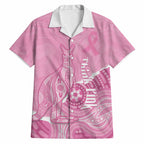 Australia Soccer Breast Cancer Custom Hawaiian Shirt Think Pink Aussie Opal Aboriginal Art