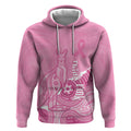 Australia Soccer Breast Cancer Custom Hoodie Think Pink Aussie Opal Aboriginal Art