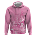 Australia Soccer Breast Cancer Custom Hoodie Think Pink Aussie Opal Aboriginal Art
