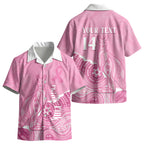 Australia Soccer Breast Cancer Custom Kid Hawaiian Shirt Think Pink Aussie Opal Aboriginal Art