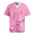 Australia Soccer Breast Cancer Custom Rugby Jersey Think Pink Aussie Opal Aboriginal Art