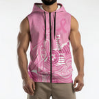 Australia Soccer Breast Cancer Custom Sleeveless Zip Hoodie Think Pink Aussie Opal Aboriginal Art