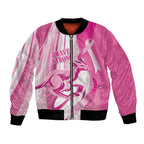 Australia Rugby Breast Cancer Personalised Bomber Jacket Brave Strong Pink Ribbon Sporty Style