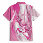 Australia Rugby Breast Cancer Personalised Hawaiian Shirt Brave Strong Pink Ribbon Sporty Style
