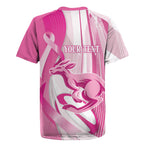 Australia Rugby Breast Cancer Personalised Rugby Jersey Brave Strong Pink Ribbon Sporty Style
