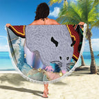Australia Possum Beach Blanket Aboriginal Art Mix Aussie Opal