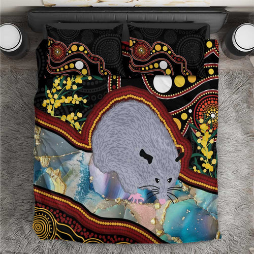 Australia Possum Bedding Set Aboriginal Art Mix Aussie Opal