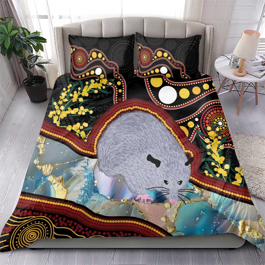 Australia Possum Bedding Set Aboriginal Art Mix Aussie Opal