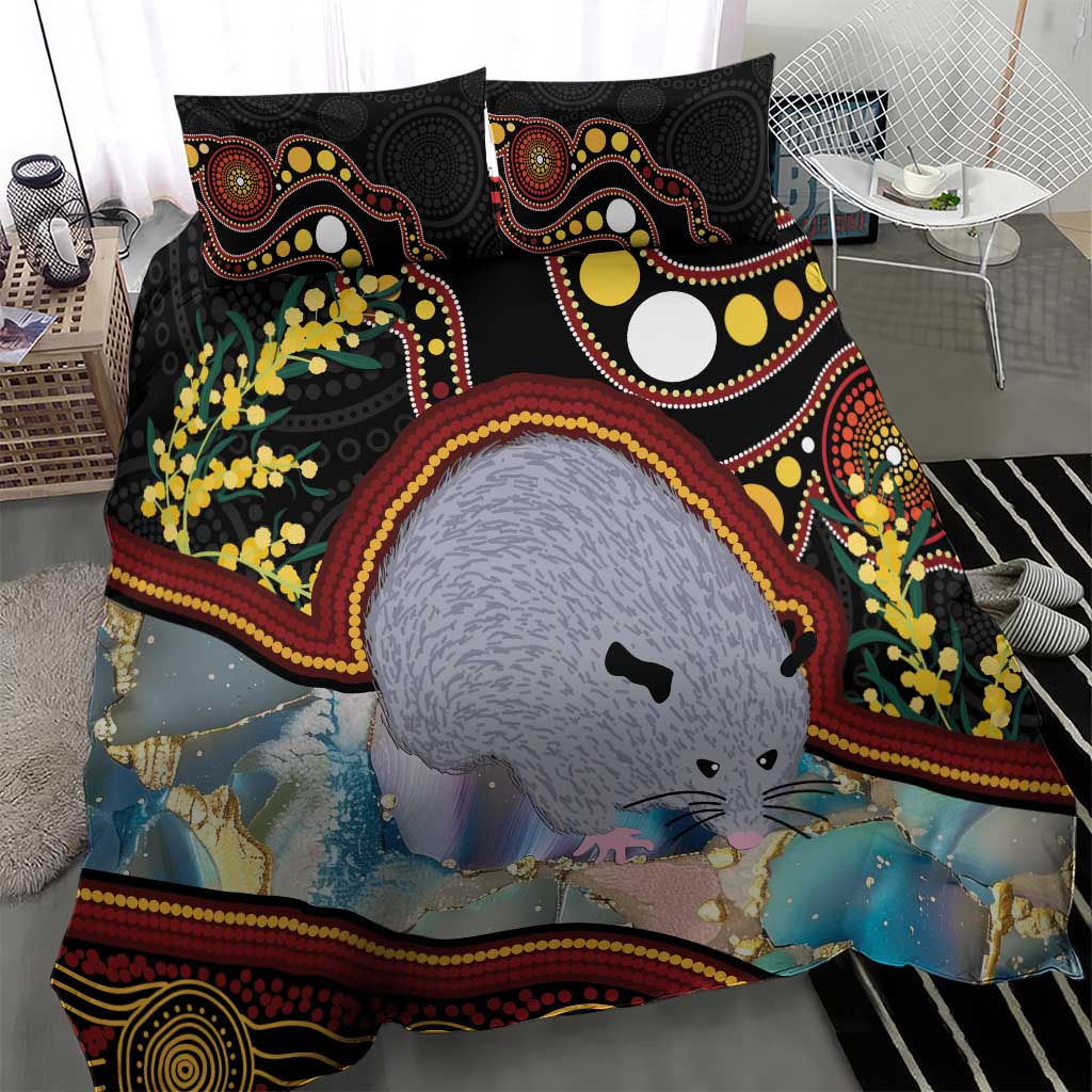 Australia Possum Bedding Set Aboriginal Art Mix Aussie Opal