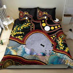 Australia Possum Bedding Set Aboriginal Art Mix Aussie Opal