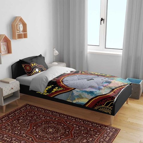 Australia Possum Bedding Set Aboriginal Art Mix Aussie Opal