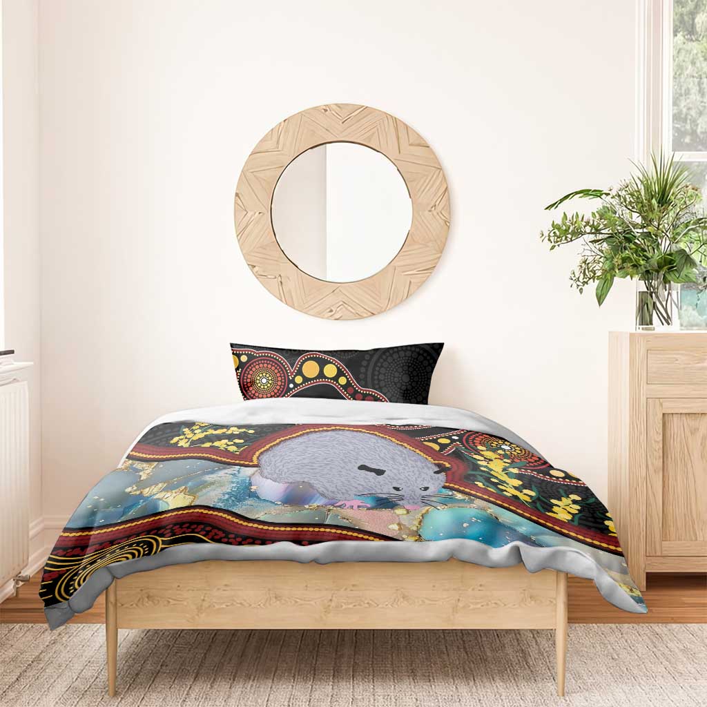 Australia Possum Bedding Set Aboriginal Art Mix Aussie Opal