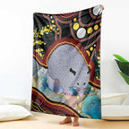 Australia Possum Blanket Aboriginal Art Mix Aussie Opal