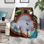 Australia Possum Blanket Aboriginal Art Mix Aussie Opal