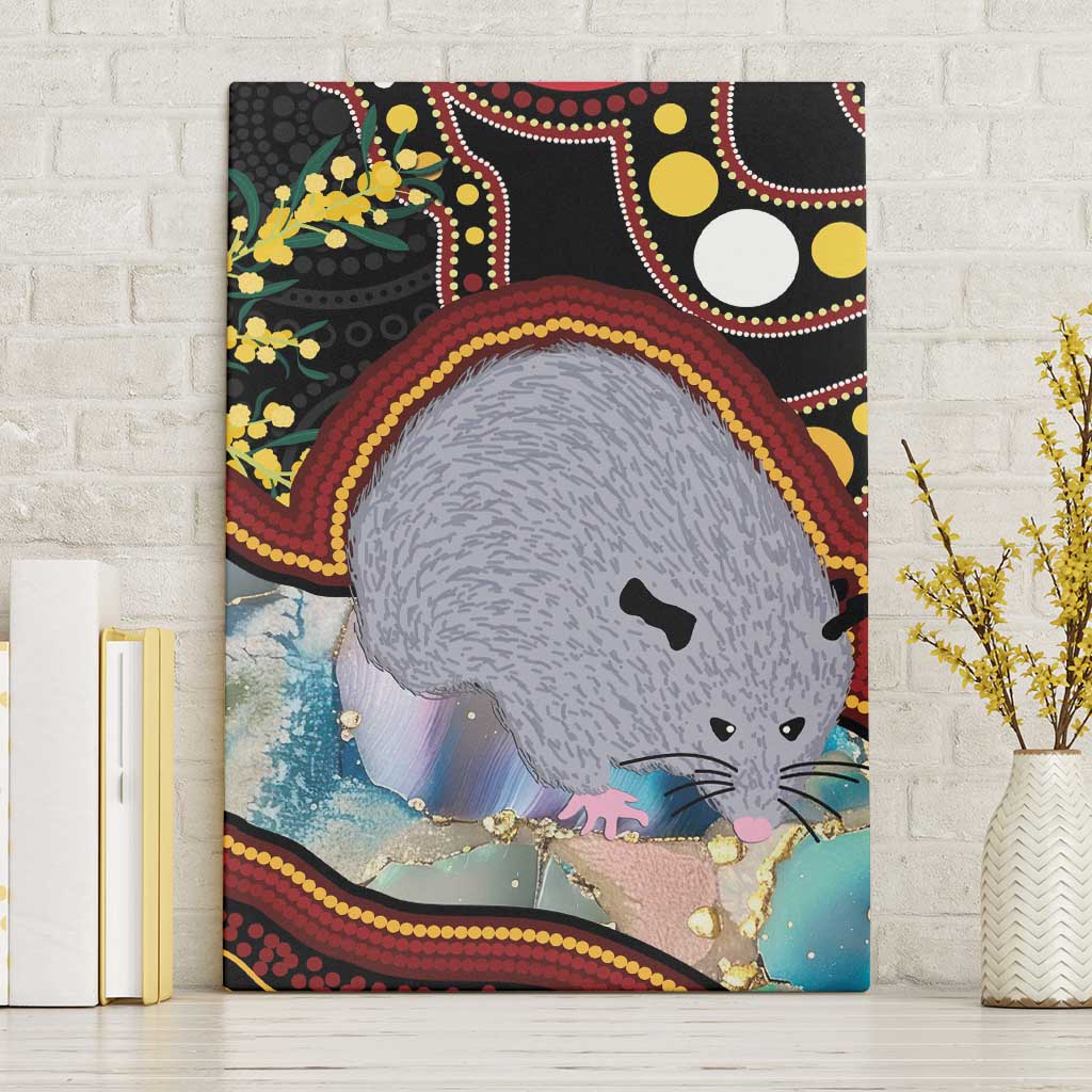 Australia Possum Canvas Wall Art Aboriginal Art Mix Aussie Opal