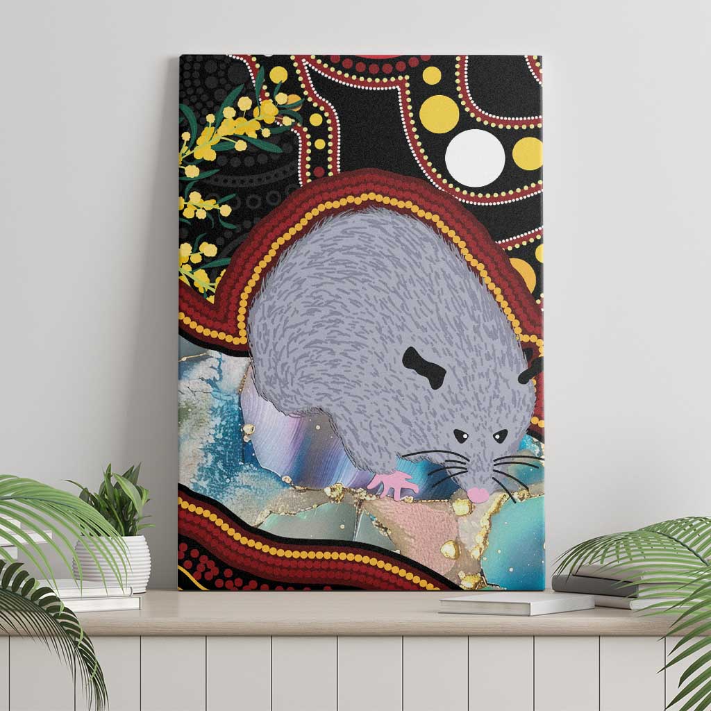 Australia Possum Canvas Wall Art Aboriginal Art Mix Aussie Opal