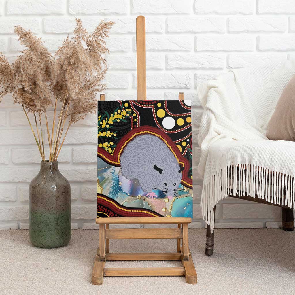 Australia Possum Canvas Wall Art Aboriginal Art Mix Aussie Opal
