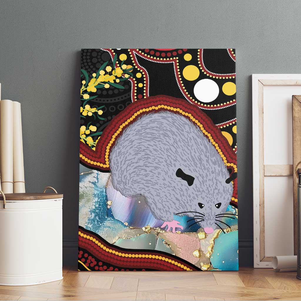 Australia Possum Canvas Wall Art Aboriginal Art Mix Aussie Opal