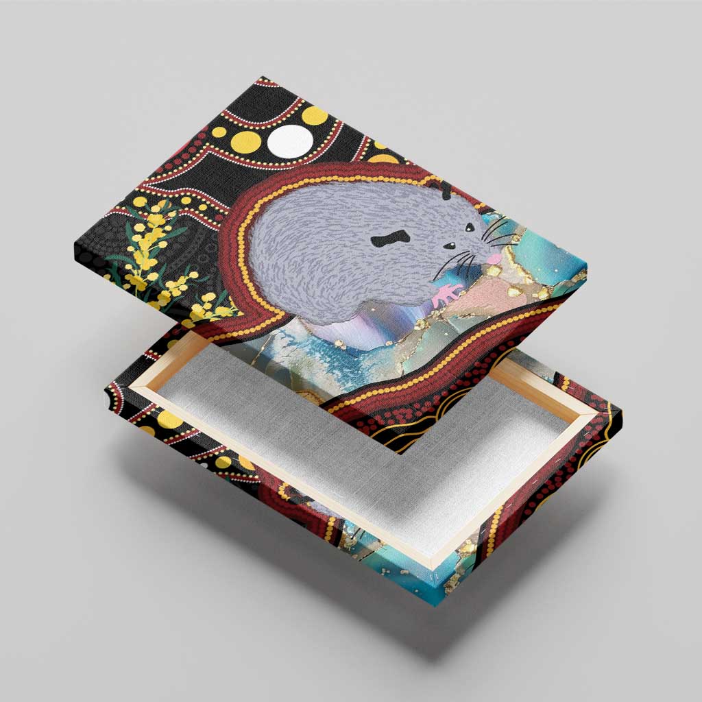 Australia Possum Canvas Wall Art Aboriginal Art Mix Aussie Opal