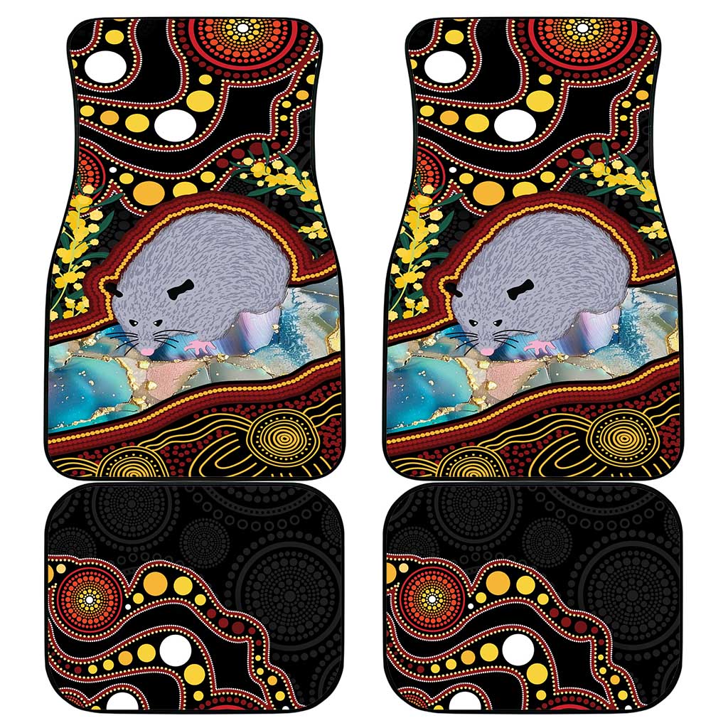 Australia Possum Car Mats Aboriginal Art Mix Aussie Opal