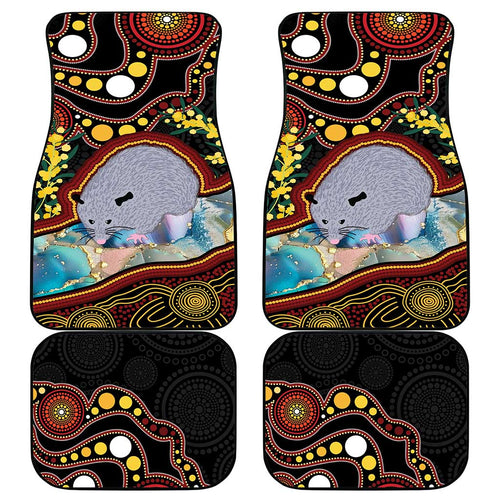 Australia Possum Car Mats Aboriginal Art Mix Aussie Opal