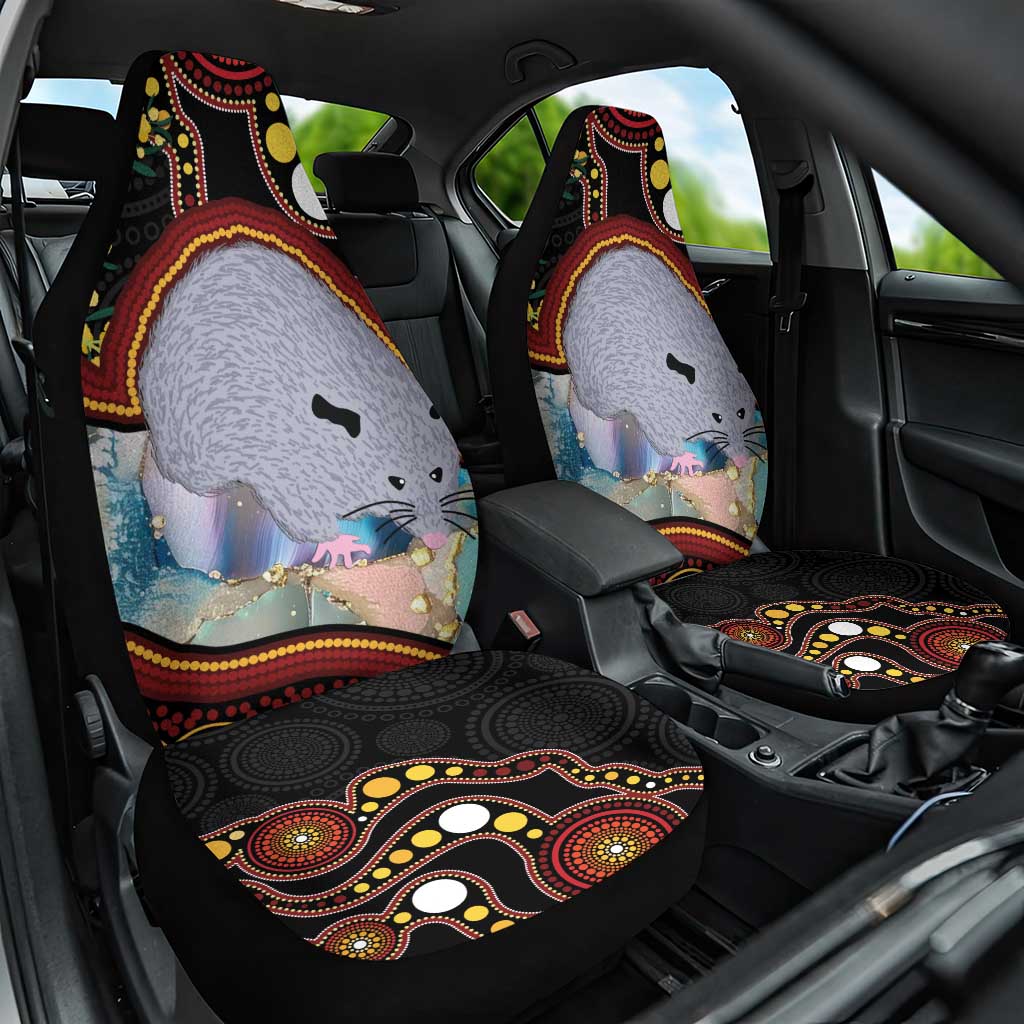 Australia Possum Car Seat Cover Aboriginal Art Mix Aussie Opal
