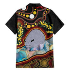 Australia Possum Family Matching Mermaid Dress and Hawaiian Shirt Aboriginal Art Mix Aussie Opal