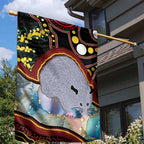 Australia Possum Garden Flag Aboriginal Art Mix Aussie Opal