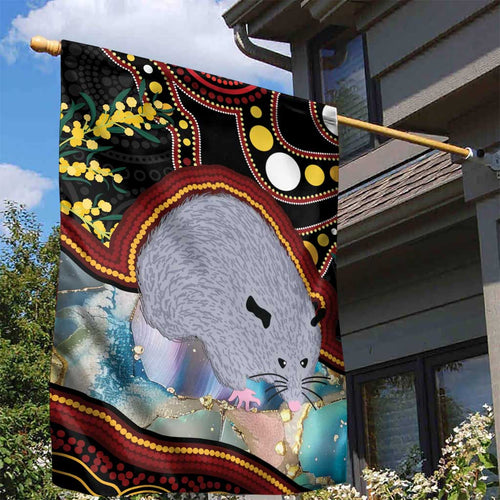 Australia Possum Garden Flag Aboriginal Art Mix Aussie Opal
