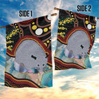 Australia Possum Garden Flag Aboriginal Art Mix Aussie Opal