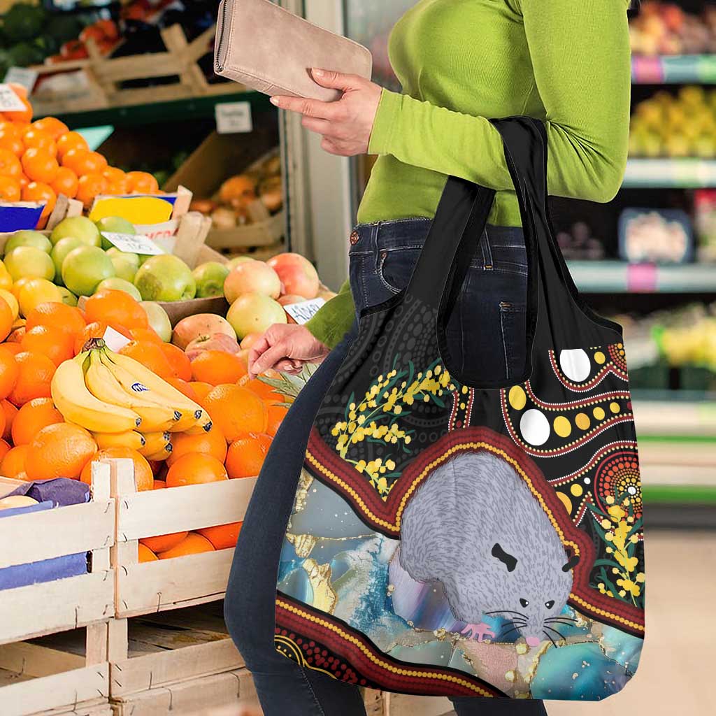 Australia Possum Grocery Bag Aboriginal Art Mix Aussie Opal