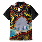 Australia Possum Hawaiian Shirt Aboriginal Art Mix Aussie Opal