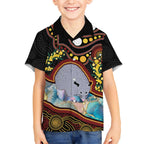Australia Possum Hawaiian Shirt Aboriginal Art Mix Aussie Opal