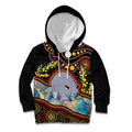 Australia Possum Kid Hoodie Aboriginal Art Mix Aussie Opal