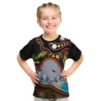 Australia Possum Kid T Shirt Aboriginal Art Mix Aussie Opal