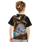 Australia Possum Kid T Shirt Aboriginal Art Mix Aussie Opal