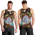 Australia Possum Men Tank Top Aboriginal Art Mix Aussie Opal