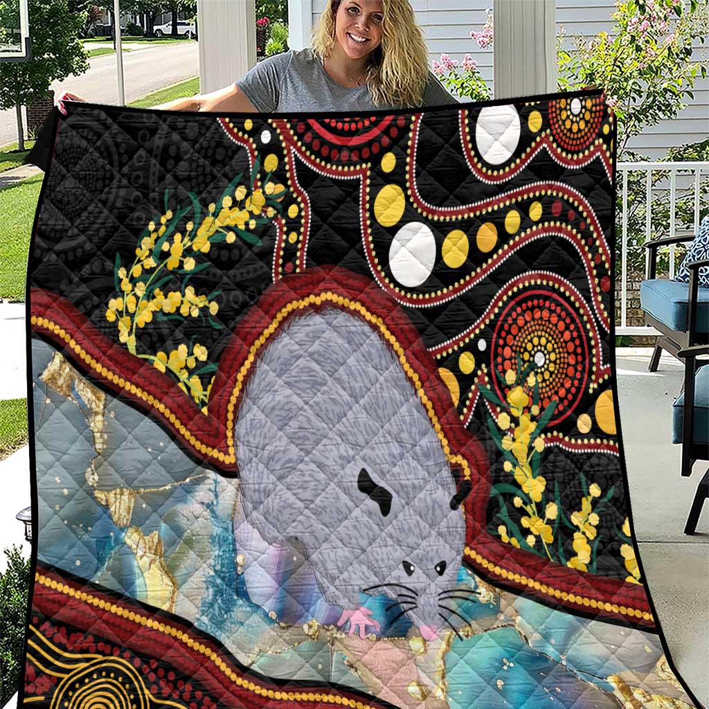 Australia Possum Quilt Aboriginal Art Mix Aussie Opal