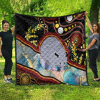 Australia Possum Quilt Aboriginal Art Mix Aussie Opal
