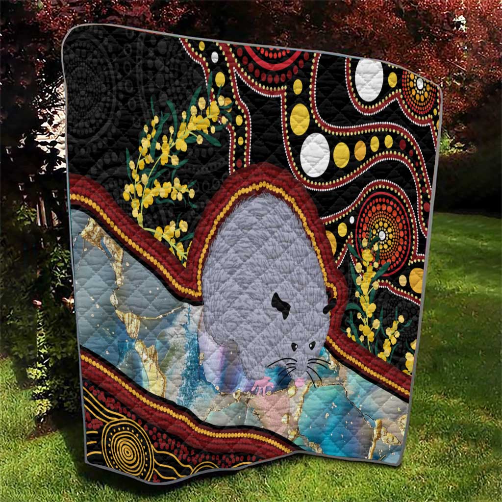 Australia Possum Quilt Aboriginal Art Mix Aussie Opal