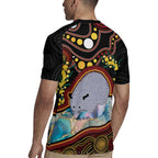 Australia Possum Rugby Jersey Aboriginal Art Mix Aussie Opal