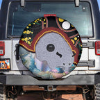 Australia Possum Spare Tire Cover Aboriginal Art Mix Aussie Opal