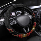 Australia Possum Steering Wheel Cover Aboriginal Art Mix Aussie Opal