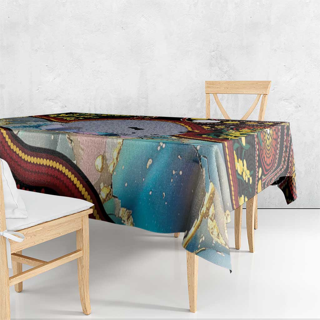 Australia Possum Tablecloth Aboriginal Art Mix Aussie Opal