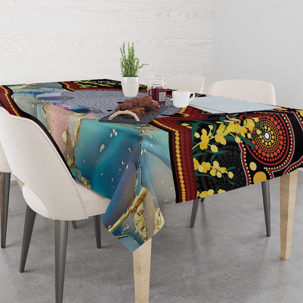Australia Possum Tablecloth Aboriginal Art Mix Aussie Opal
